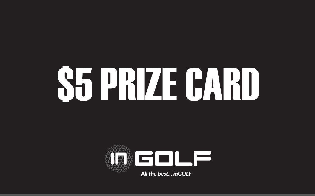 inGOLF $5 Prize Card