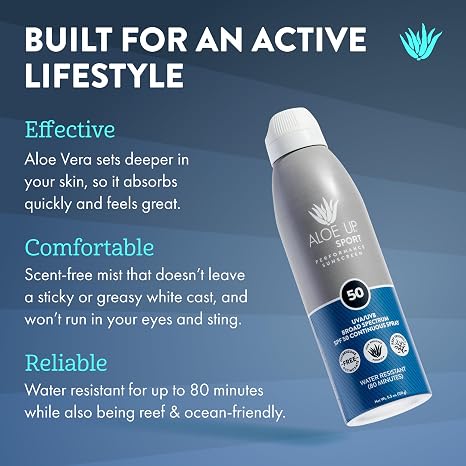 Aloe Up Sport Sunscreen Spray